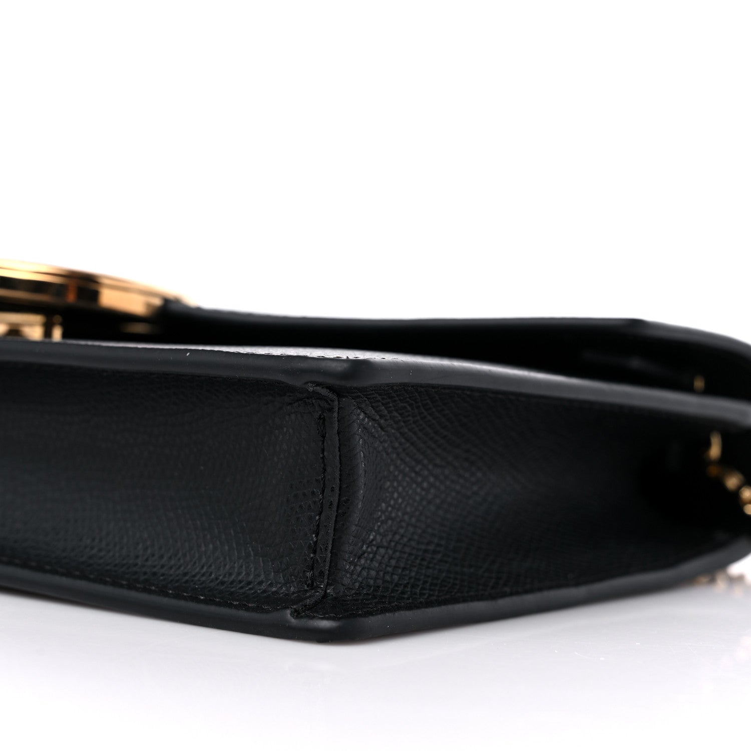 Fendi Vitello Cruise F is Fendi Medium Envelope Wallet on Chain Black 9 of 10