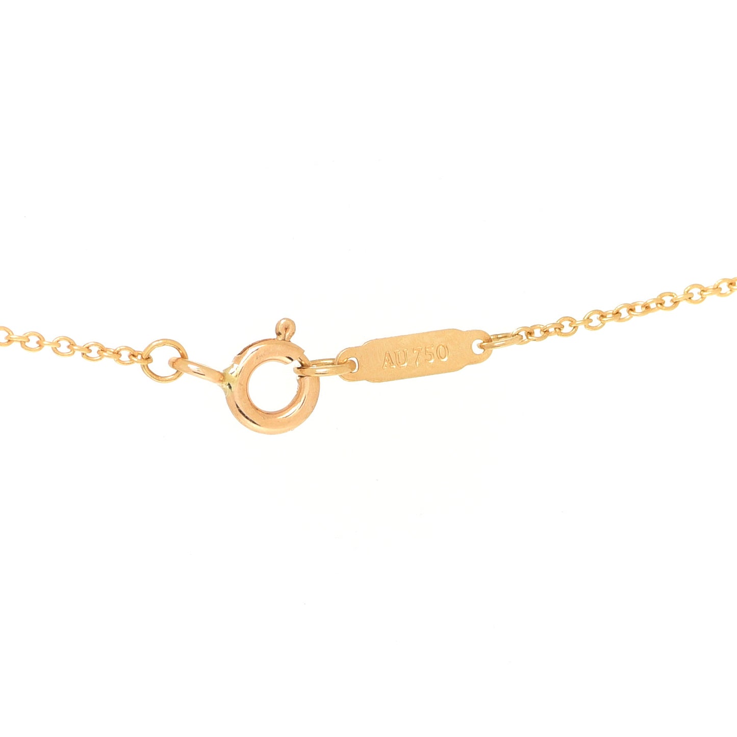 18K Yellow Gold Mini Heart Lock Pendant Necklace