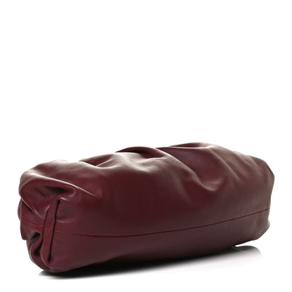 Bottega Veneta Smooth Butter Calf The Pouch Oversized Clutch Bordeaux 3 of 12