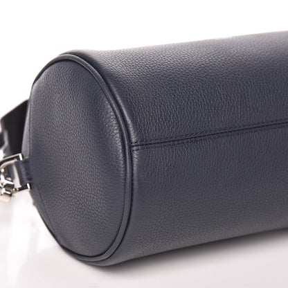 Christian Dior HOMME Grained Calfskin Mens Roller Pouch Navy Blue 7 of 8