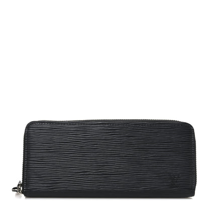 Louis Vuitton Epi Clemence Wallet Black 1 of 8
