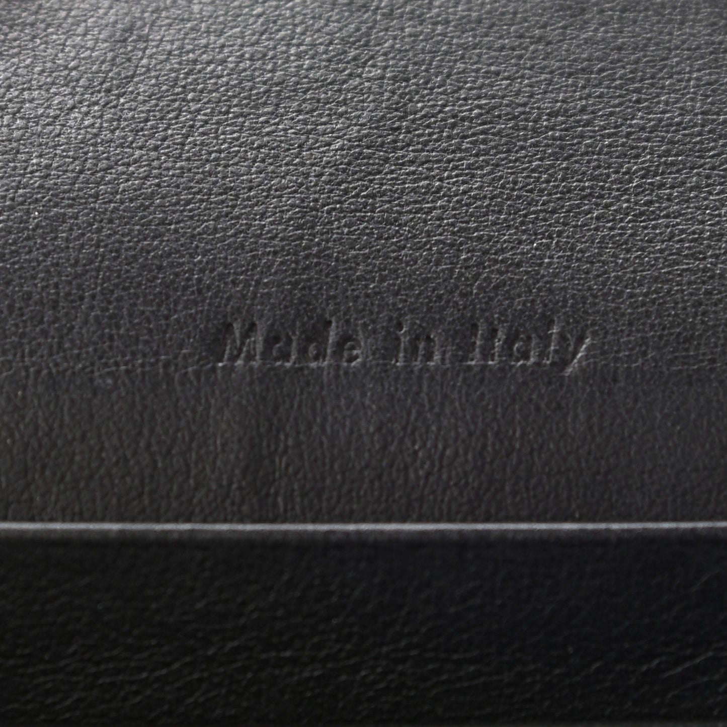 Grained Calfskin Small Trotteur Multifunction Wallet Black
