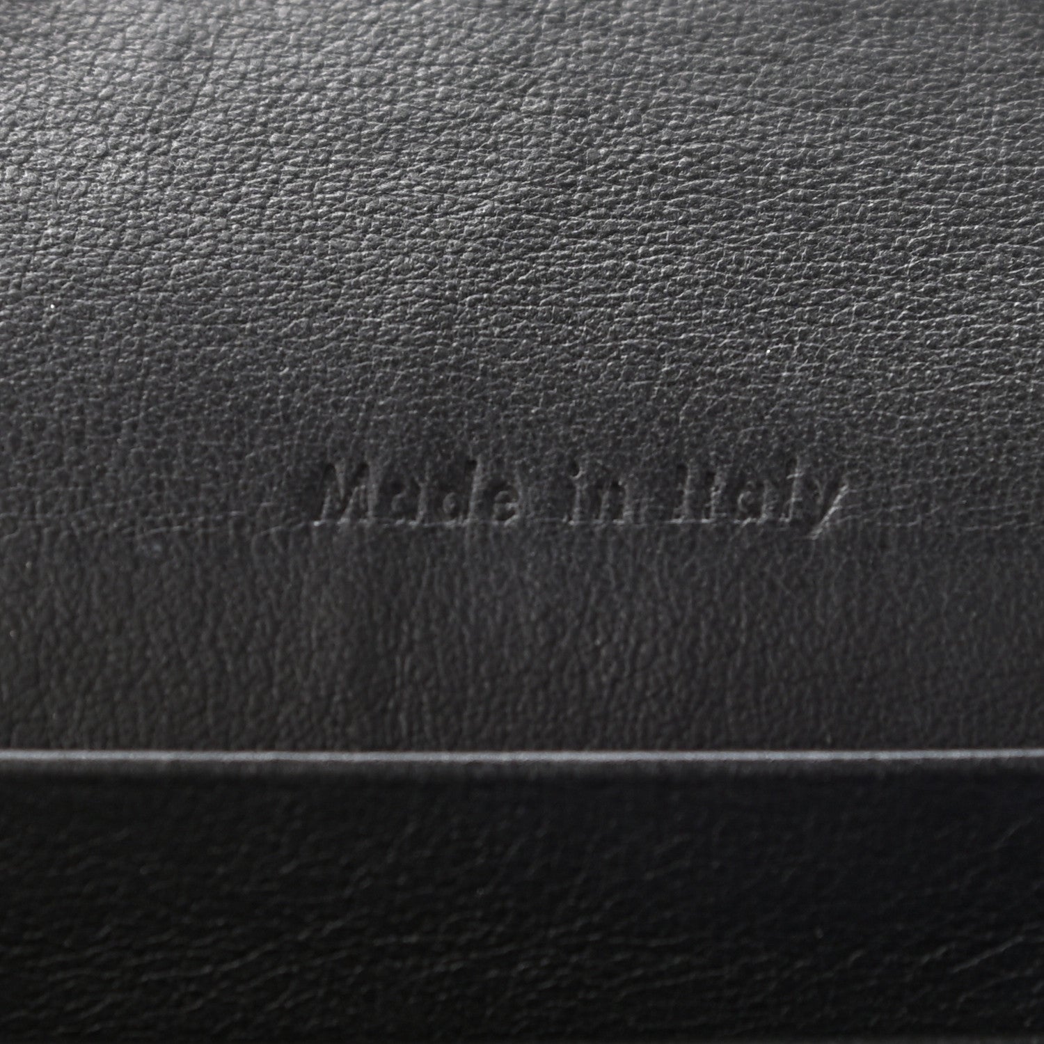 Celine Grained Calfskin Small Trotteur Multifunction Wallet Black 8 of 11