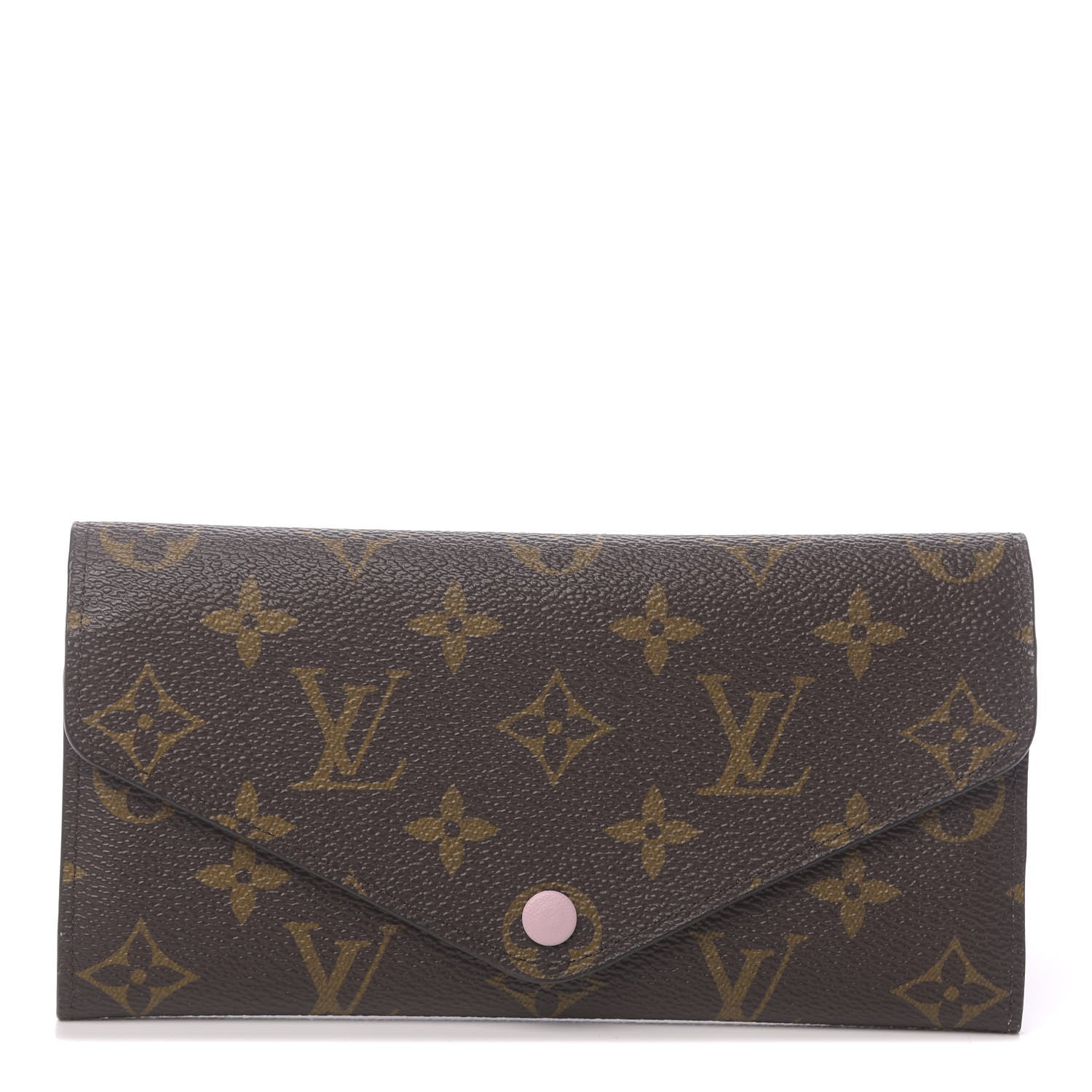 Louis Vuitton Monogram Josephine Wallet Rose Ballerine 1 of 7