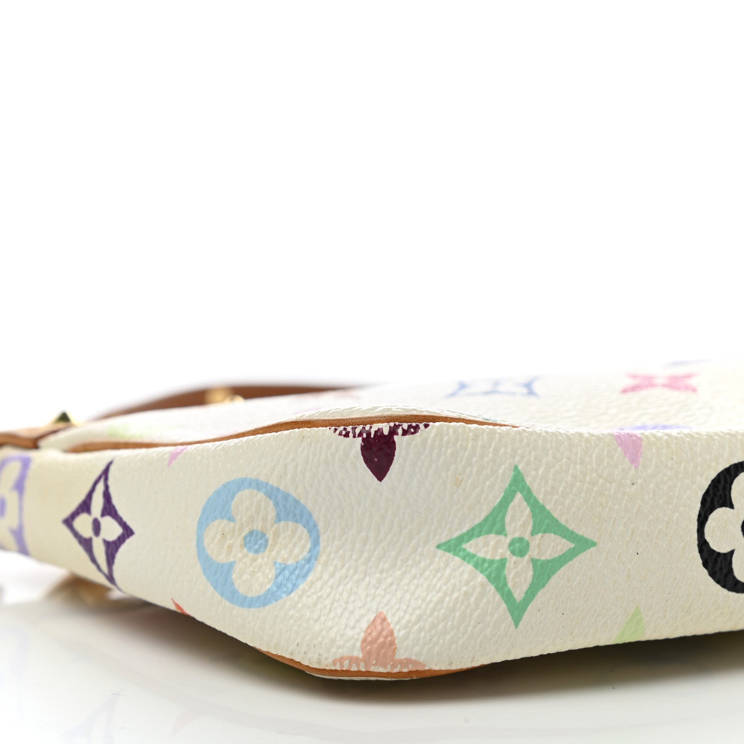 Louis Vuitton Monogram Multicolor Pochette Accessories White 8 of 10