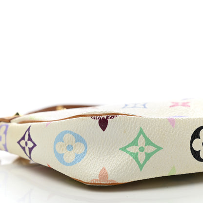 Louis Vuitton Monogram Multicolor Pochette Accessories White 8 of 10