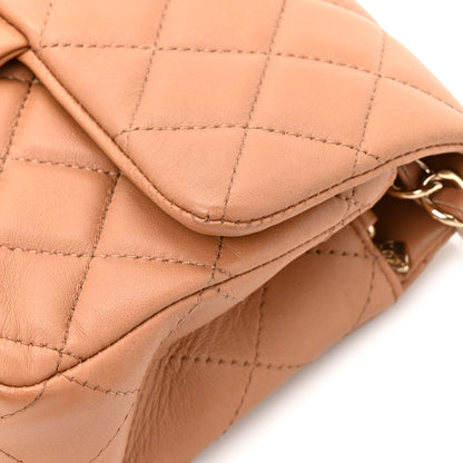 Chanel Lambskin Quilted Mini Rectangular Flap Brown 12 of 12
