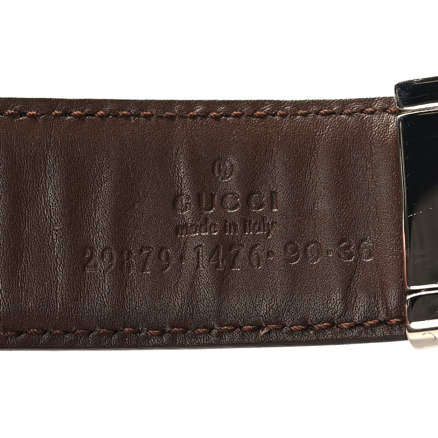 Monogram Square Interlocking G Belt 90 36 Brown