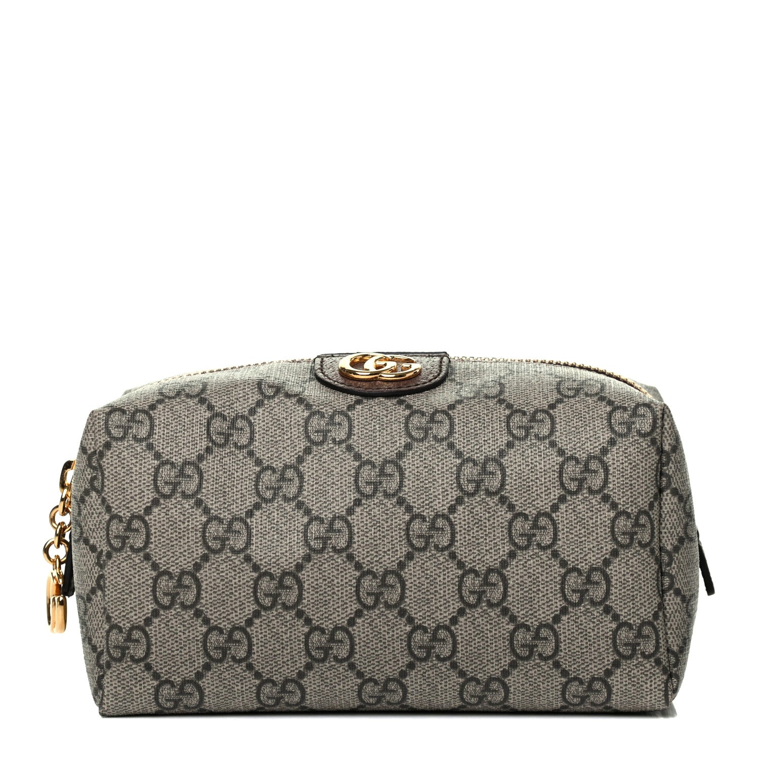 Gucci Soft GG Supreme Monogram Calfskin Medium Ophidia Cosmetic Case Beige Ebony New Acero 1 of 9