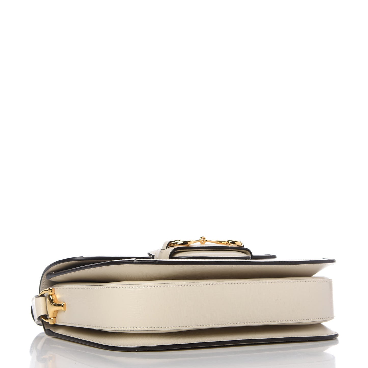 GG Supreme Monogram Horsebit 1955 Shoulder Bag Beige Mystic White