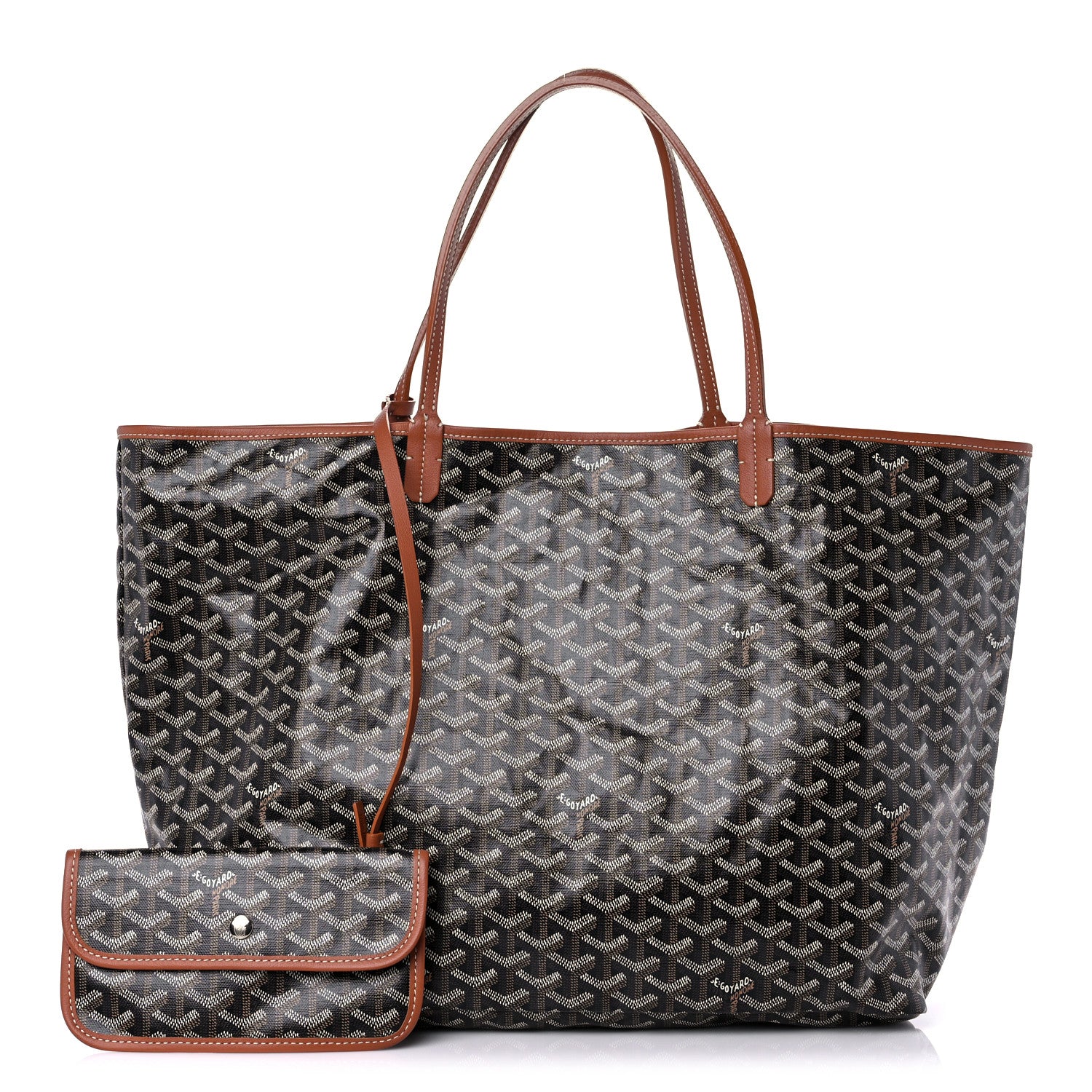 Goyard Goyardine Saint Louis GM Black Gold 1 of 13