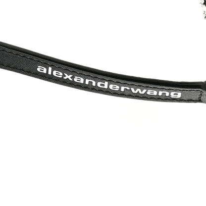 Alexander Wang Mesh Crystal Rhinestone Mini Heiress Pouch Black Silver 12 of 12