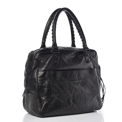 Balenciaga Agneau Classic Hardware Shoulder Bag Black 3 of 13