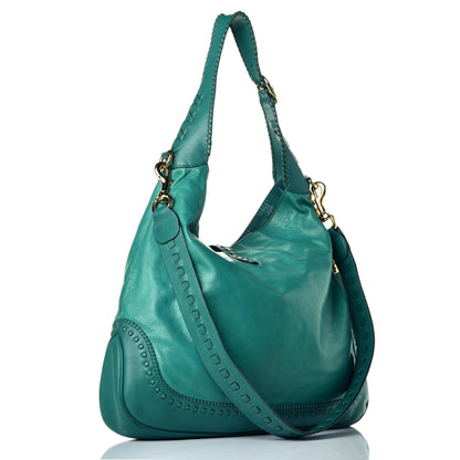 Gucci Calfskin Large New Jackie Hobo Green 4 of 11