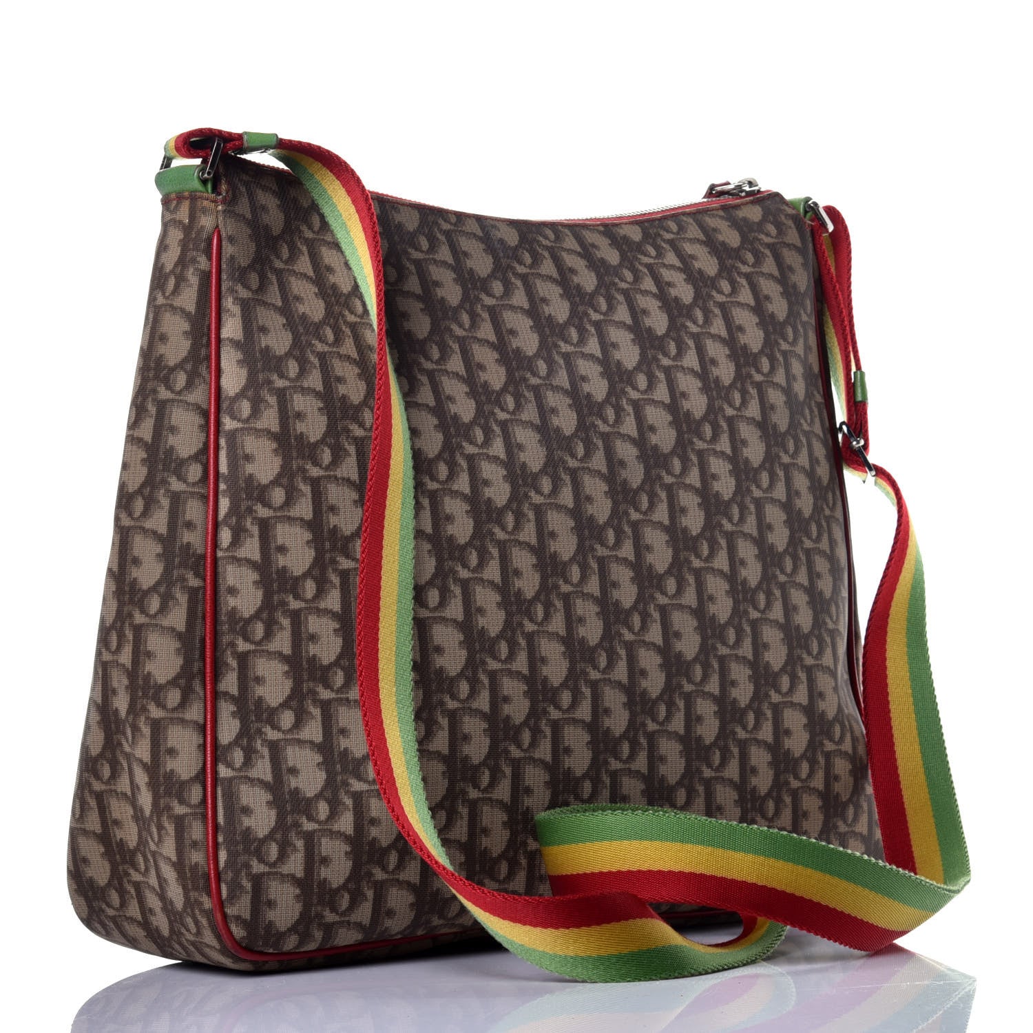 Christian Dior Monogram Rasta Messenger Beige 3 of 8