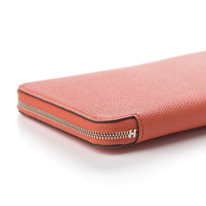 Hermes Epsom Silk'In Wallet Orange Poppy Fauve 6 of 10