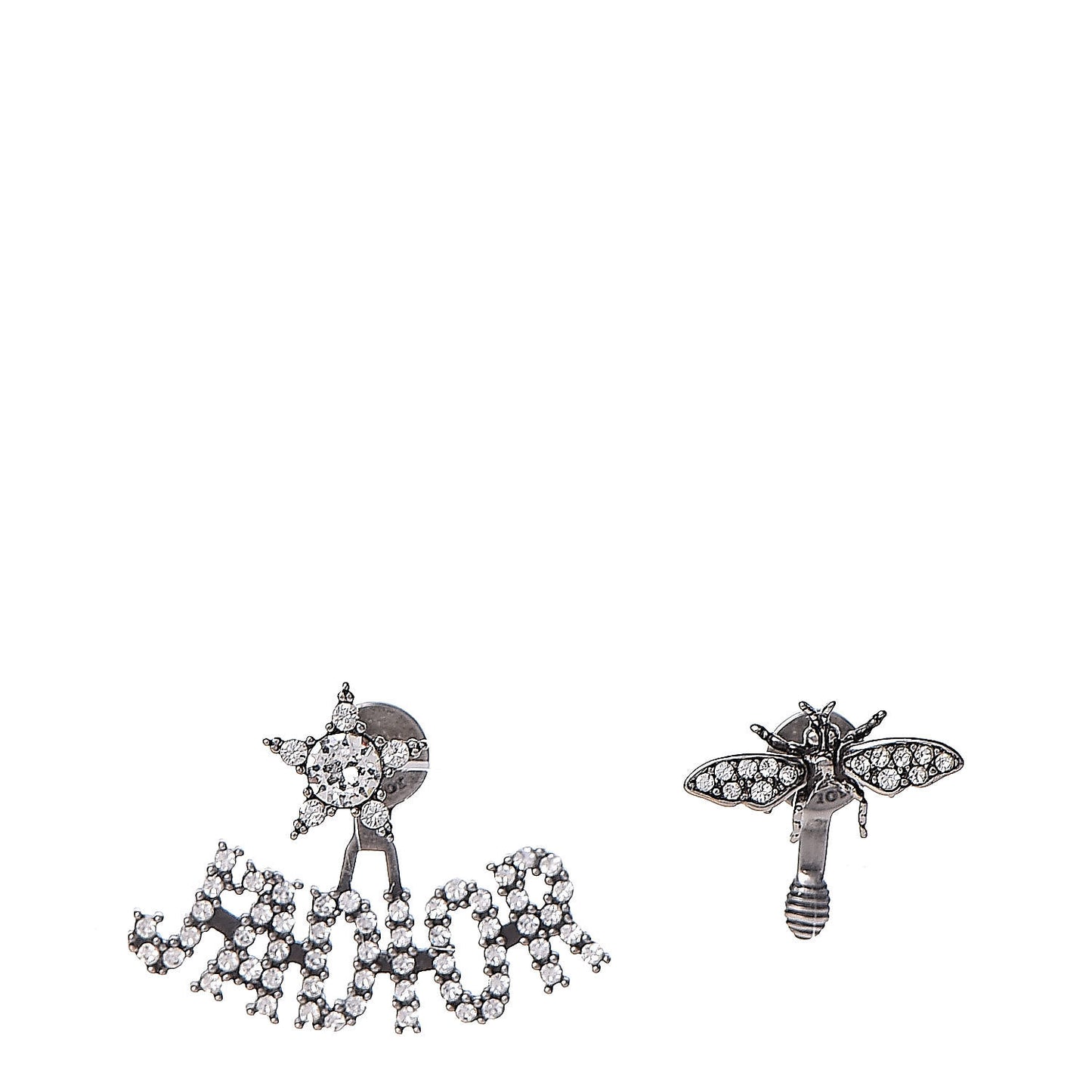 Palladium Crystal J'adior Earrings