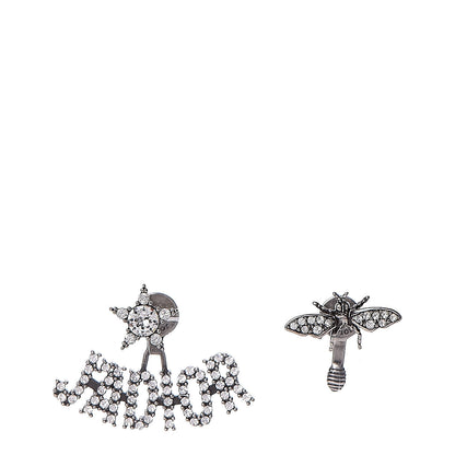 Christian Dior Palladium Crystal J'adior Earrings 1 of 4