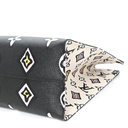 Louis Vuitton Monogram Giant Wild At Heart Onthego GM Black 9 of 9