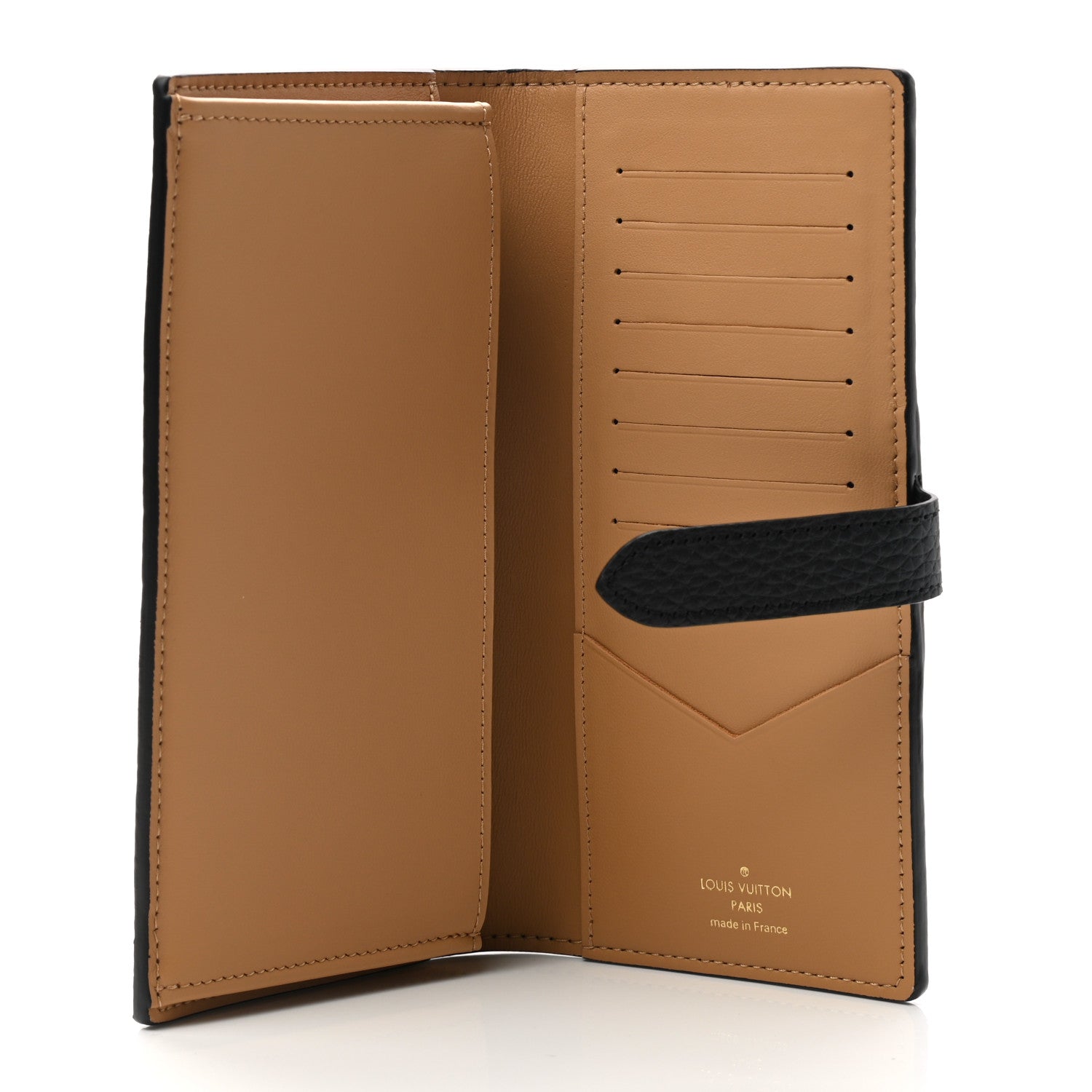 Louis Vuitton Taurillon LV Vertical Capucines Wallet Black Arizona 5 of 7
