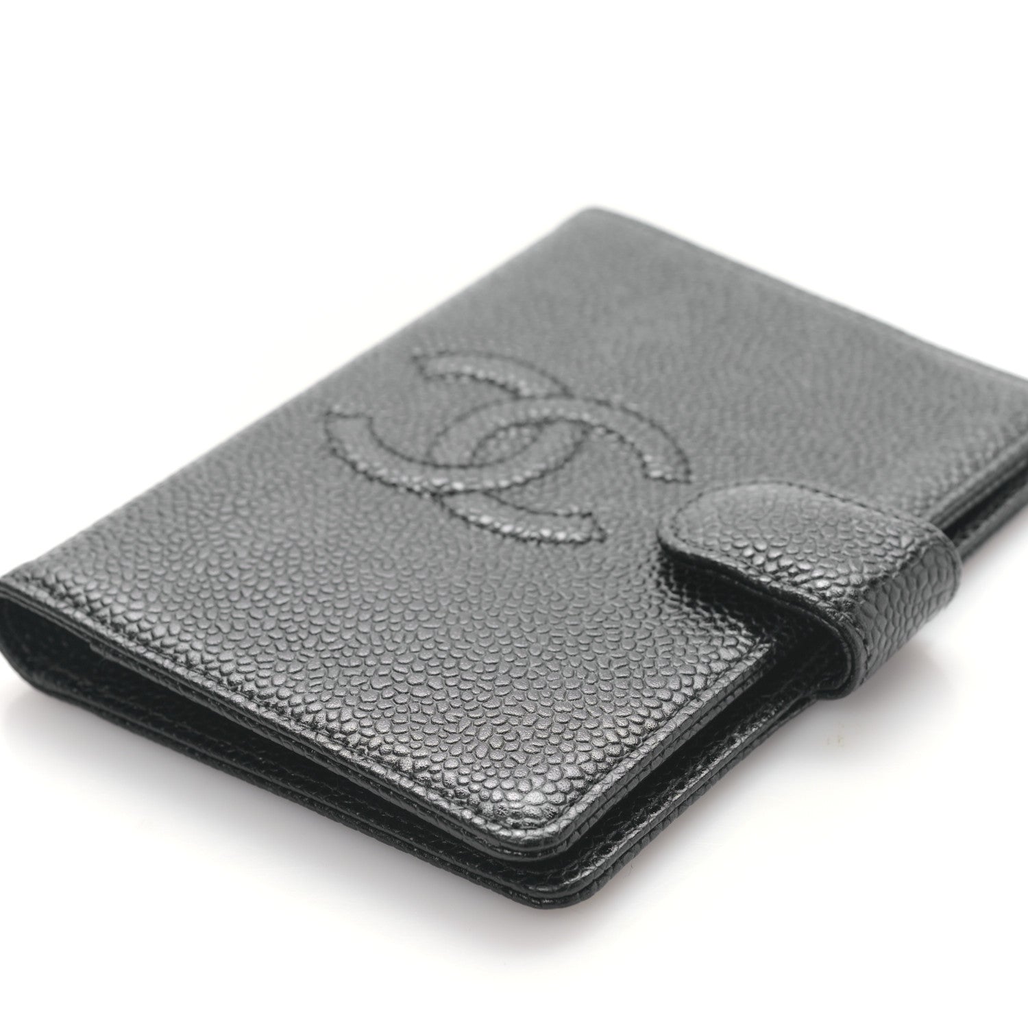 Chanel Caviar Timeless CC Small Agenda Cover Black 9 of 9
