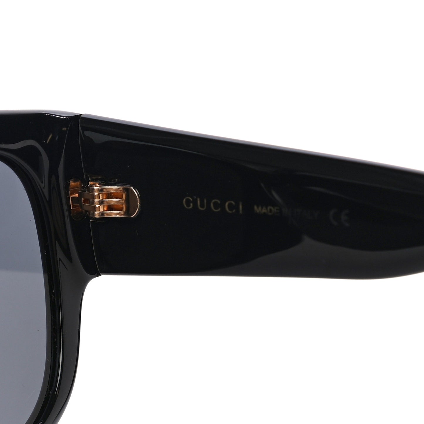 Acetate Square Frame Sunglasses GG0142SA Black