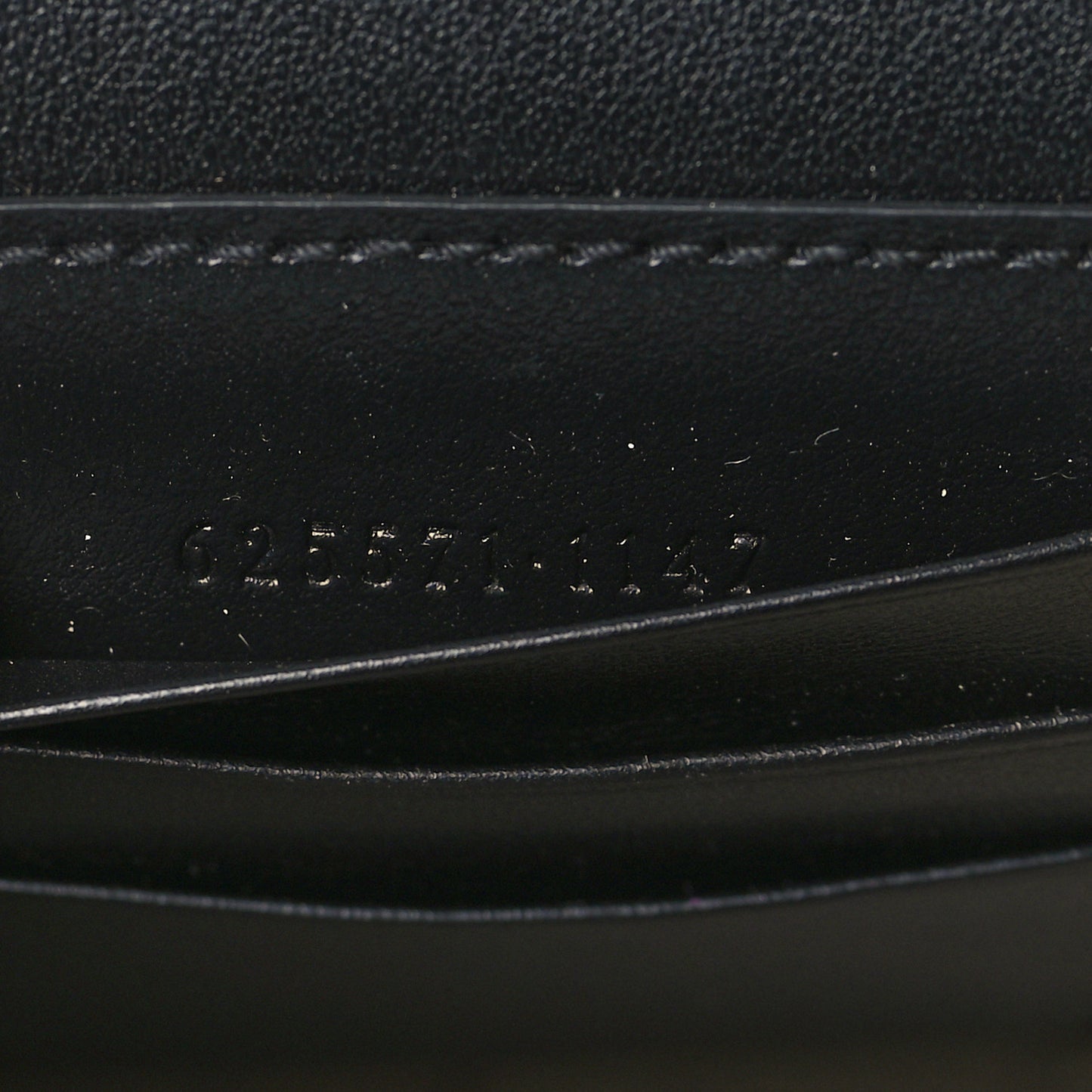 Calfskin GG Tennis Embossed Mini Crossbody Bag Black