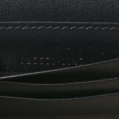 Gucci Calfskin GG Tennis Embossed Mini Crossbody Bag Black 5 of 7