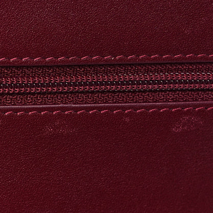 Chanel Patent Quilted Brilliant Wallet On Chain WOC Light Burgundy 6 of 8