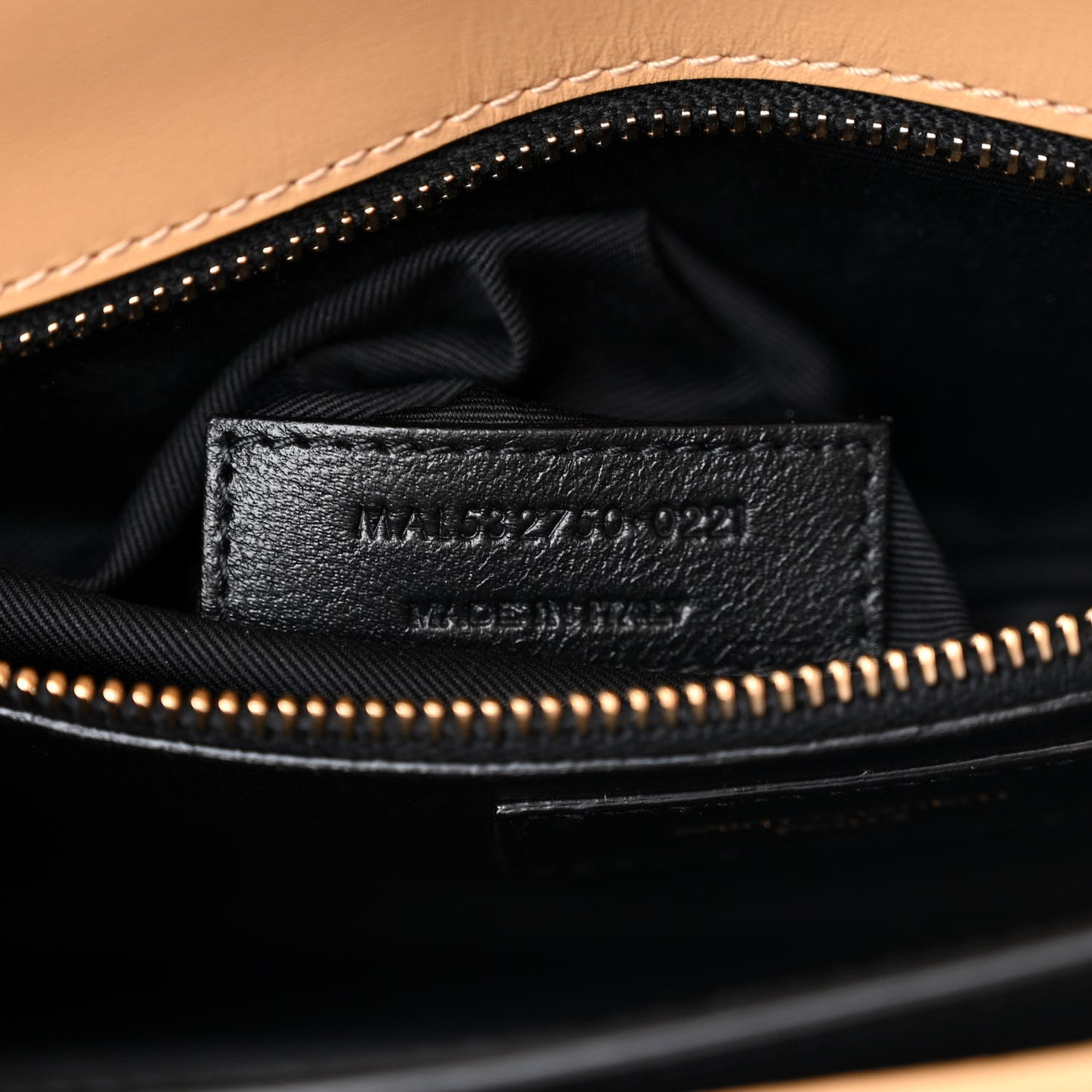 Canvas Calfskin Classic Monogram Cassandra Grege Brown Gold