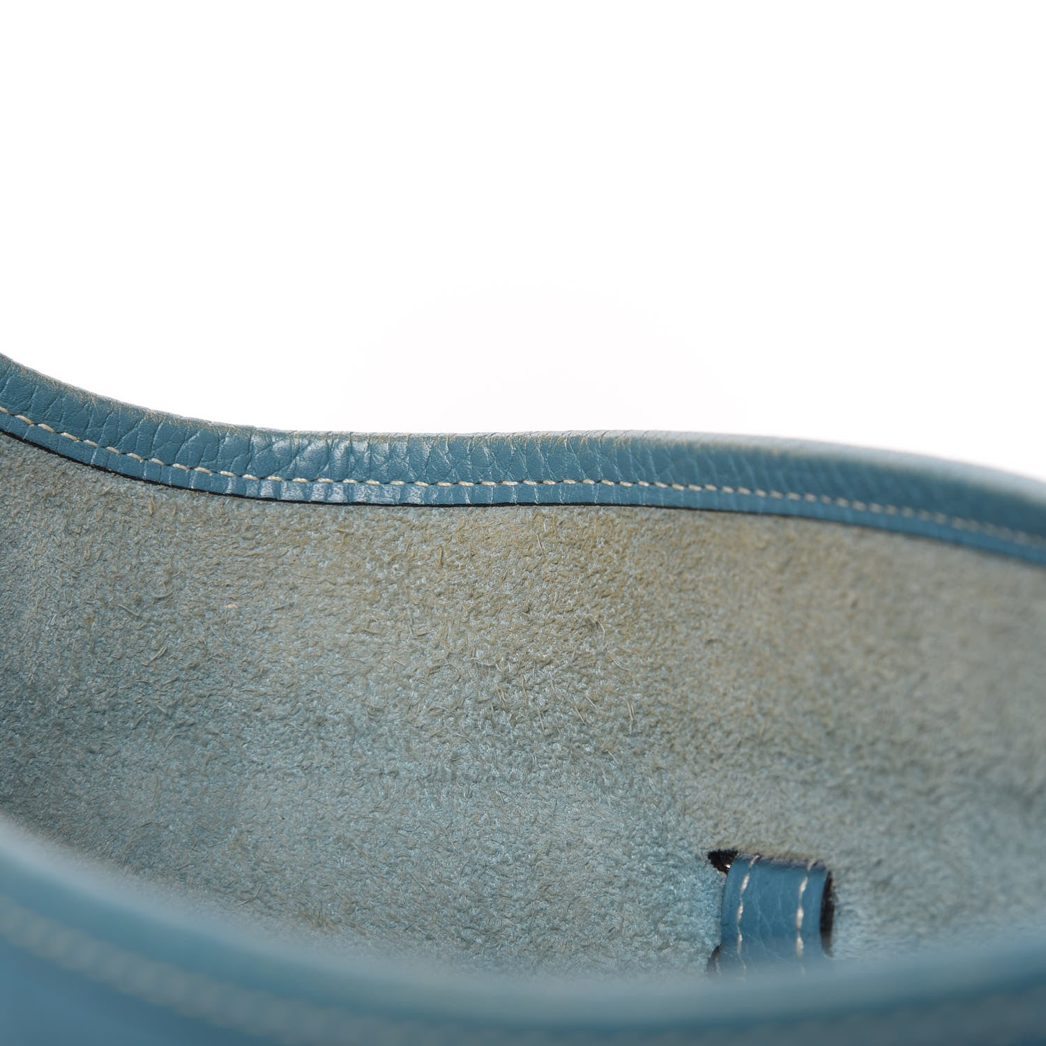 Hermes Taurillon Clemence Evelyne PM Blue Jean 9 of 10