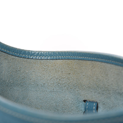 Hermes Taurillon Clemence Evelyne PM Blue Jean 9 of 10