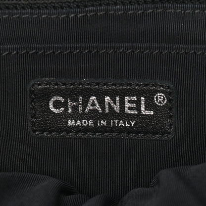 Chanel Calfskin Chevron Quilted Large Urban Spirit Backpack Black 6 of 9