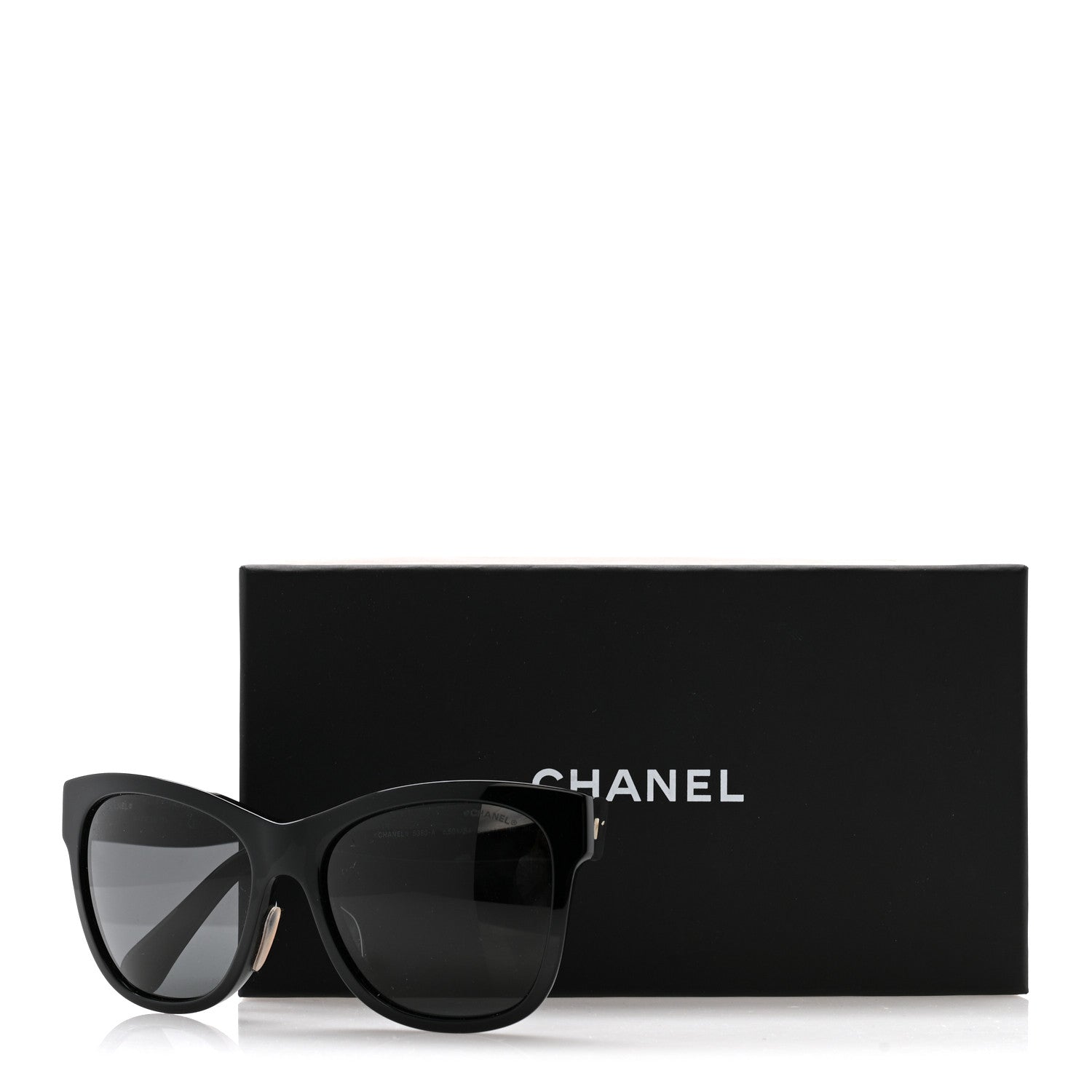Chanel Acetate Square CC Sunglasses 5380-A Black 8 of 8