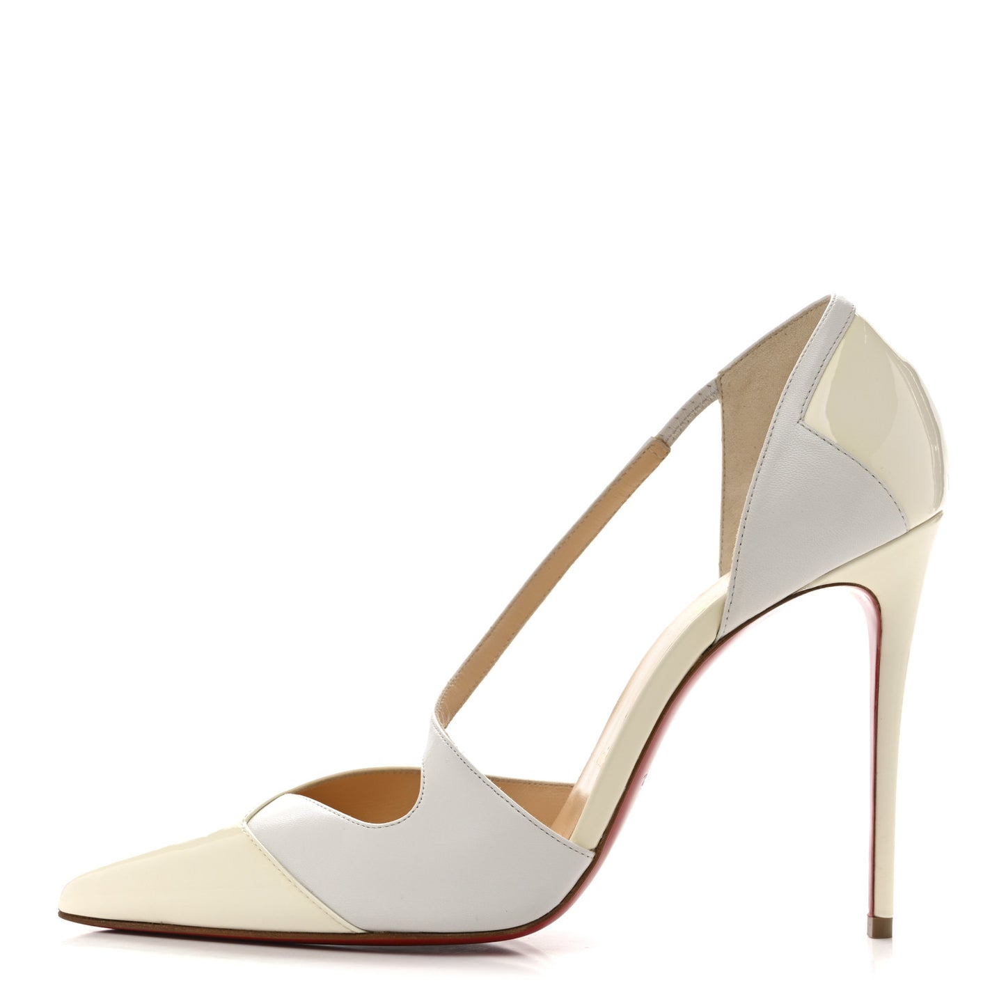 Patent Kid Round And Square 100 Pump 39 White