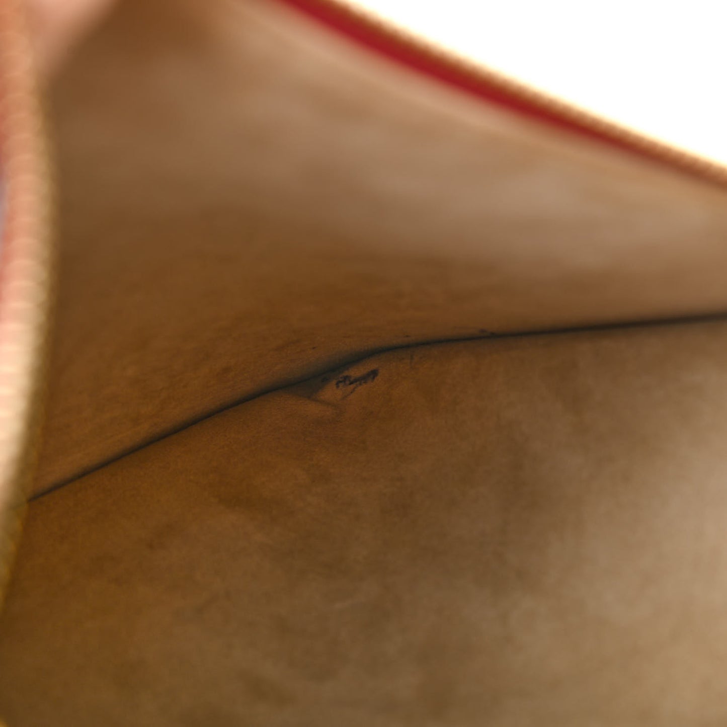 GG Supreme Monogram Blooms Suede Large Zip Pouch Blue