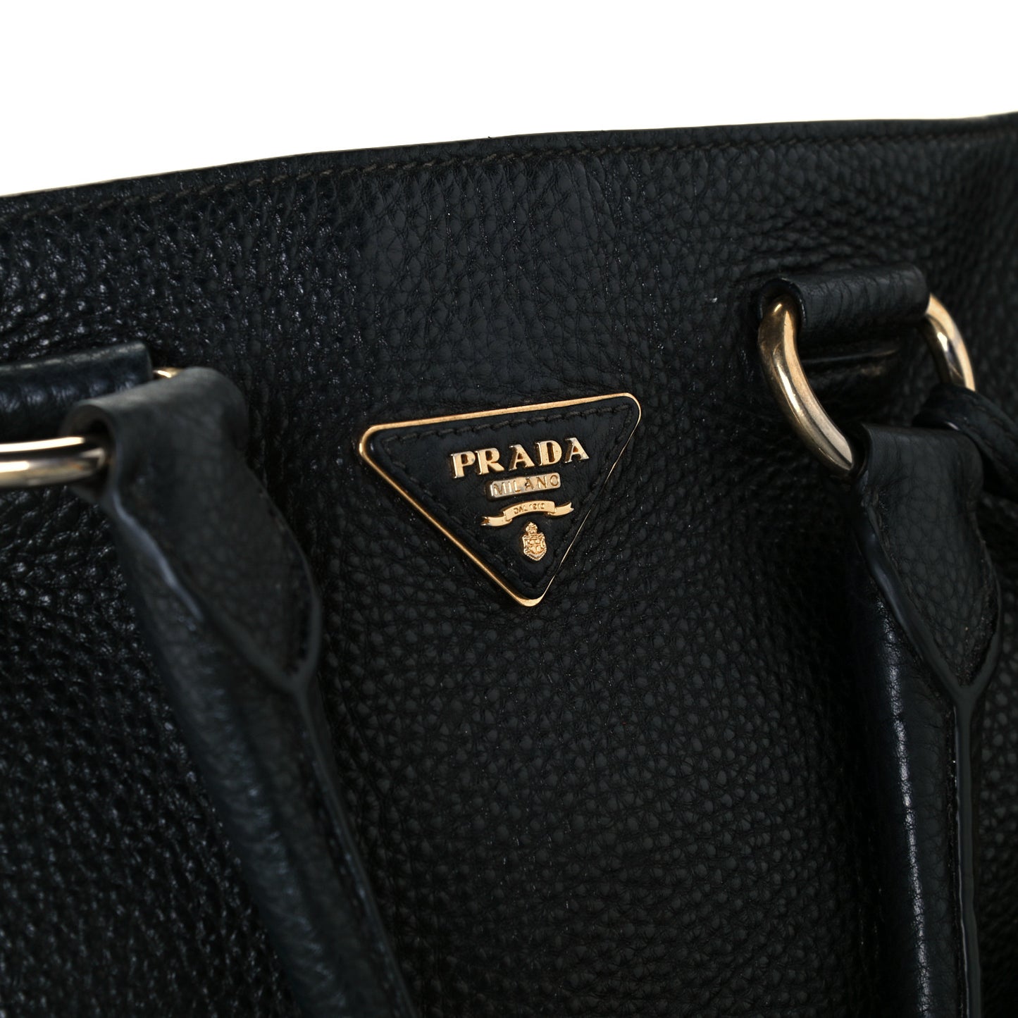Vitello Daino Tote Black