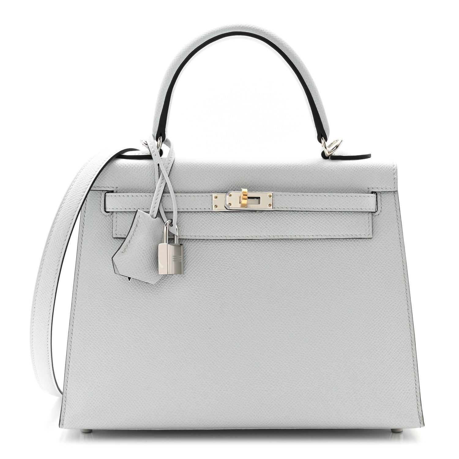 Hermes Epsom Kelly Sellier 25 Gris Platine 1 of 11