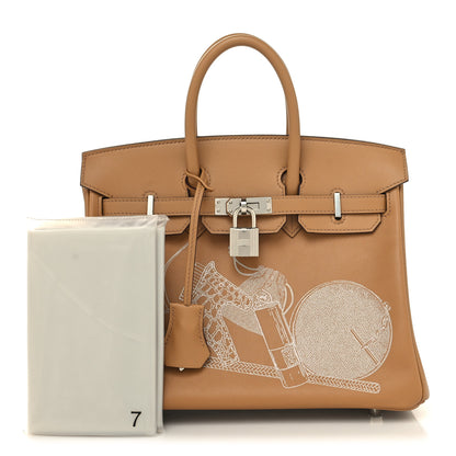Hermes Swift In & Out Birkin 25 Biscuit 3 of 14