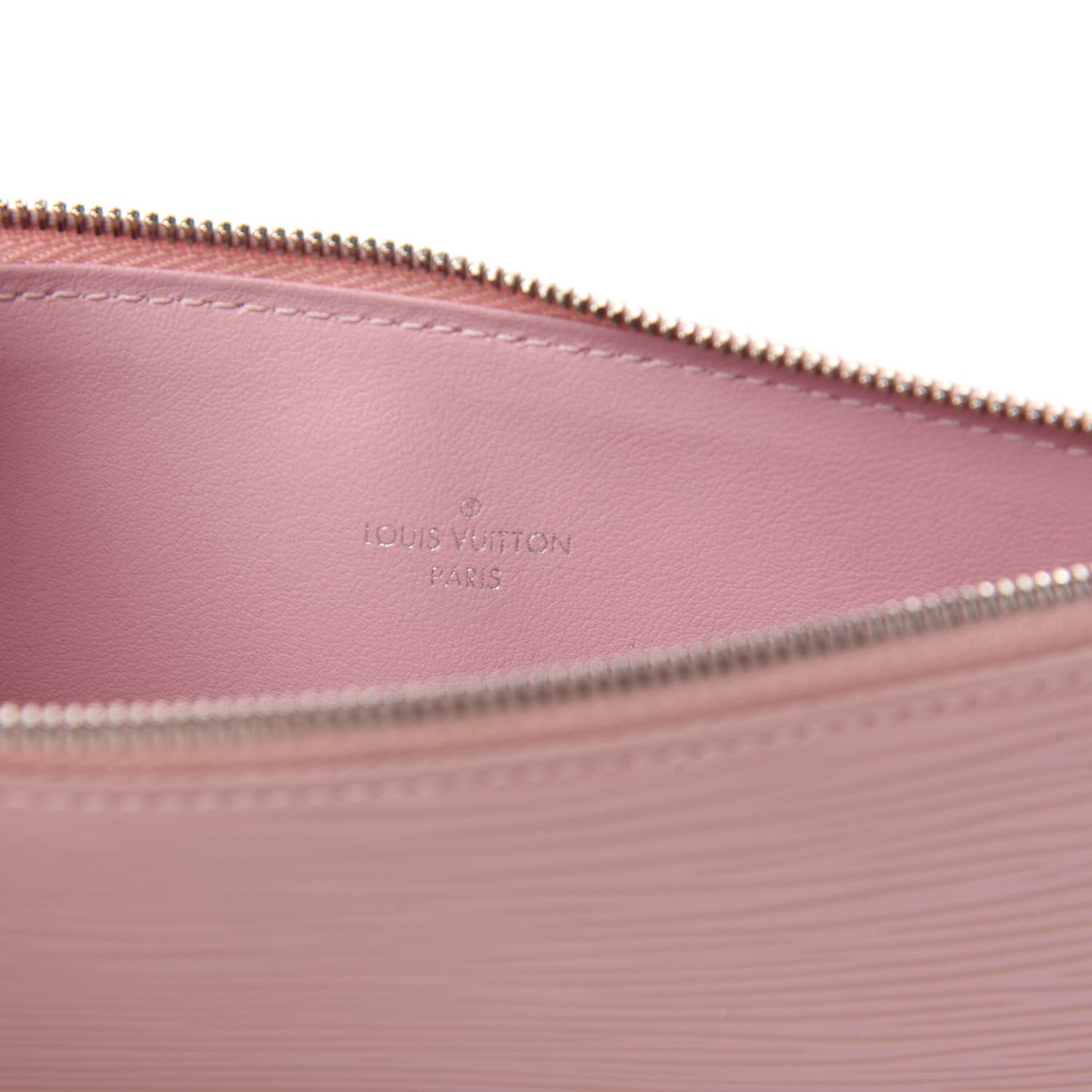 Louis Vuitton Epi Felicie Chain Wallet Zippered Insert Rose Ballerine 6 of 8