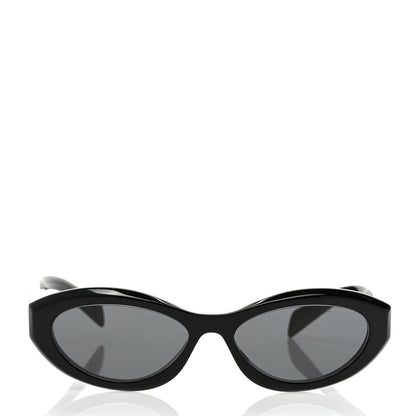 Prada Acetate Oval Sunglasses SPR 26Z Black 2 of 8