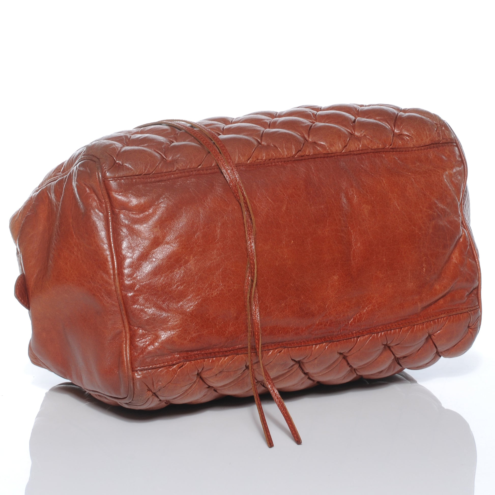 Balenciaga Chevre Quilted Matelasse MM Sienna 4 of 7