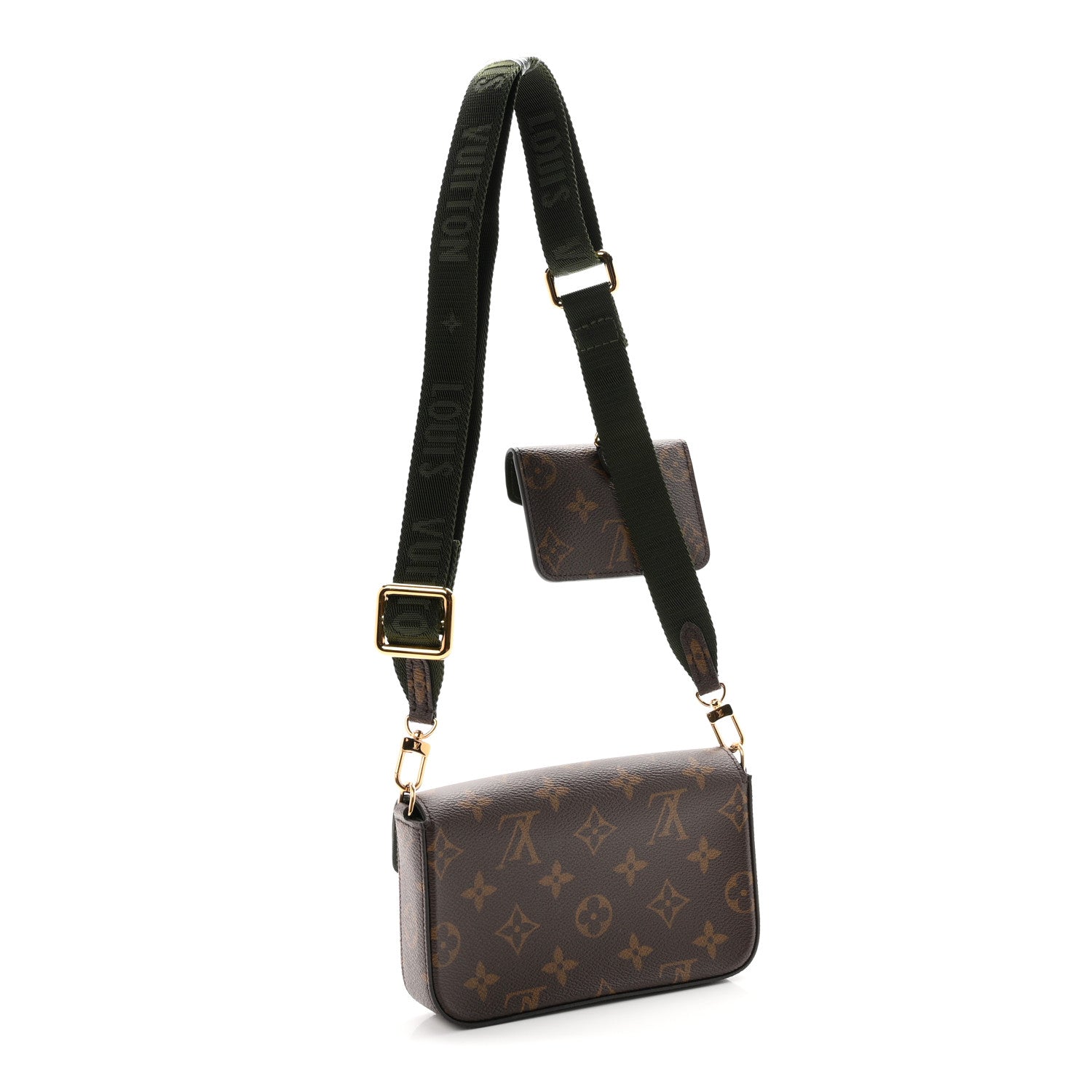 Louis Vuitton Monogram Felicie Strap & Go Kaki 3 of 9