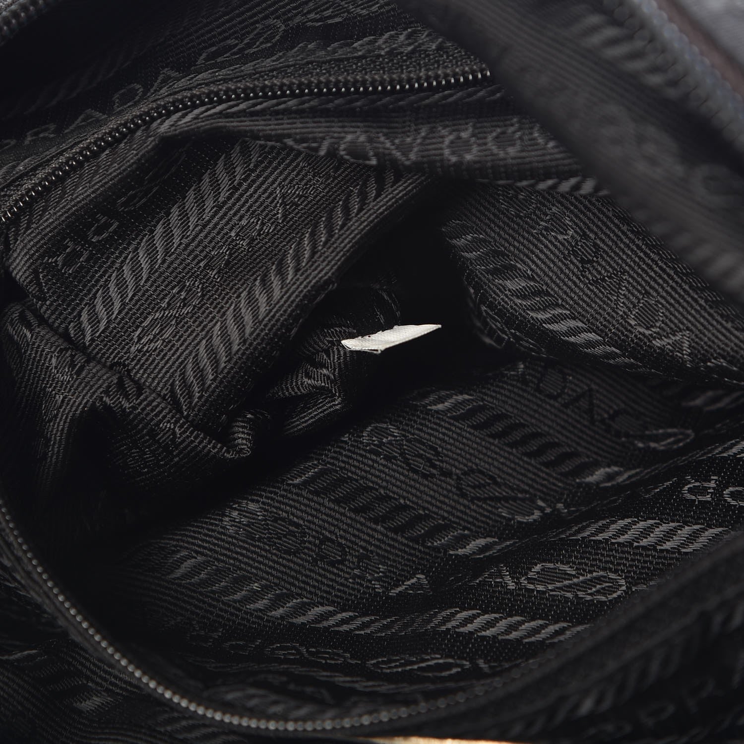 Prada Nylon Vela Messenger Bag Black 7 of 20
