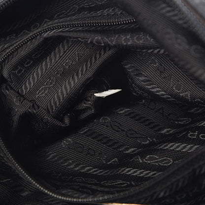 Prada Nylon Vela Messenger Bag Black 7 of 20