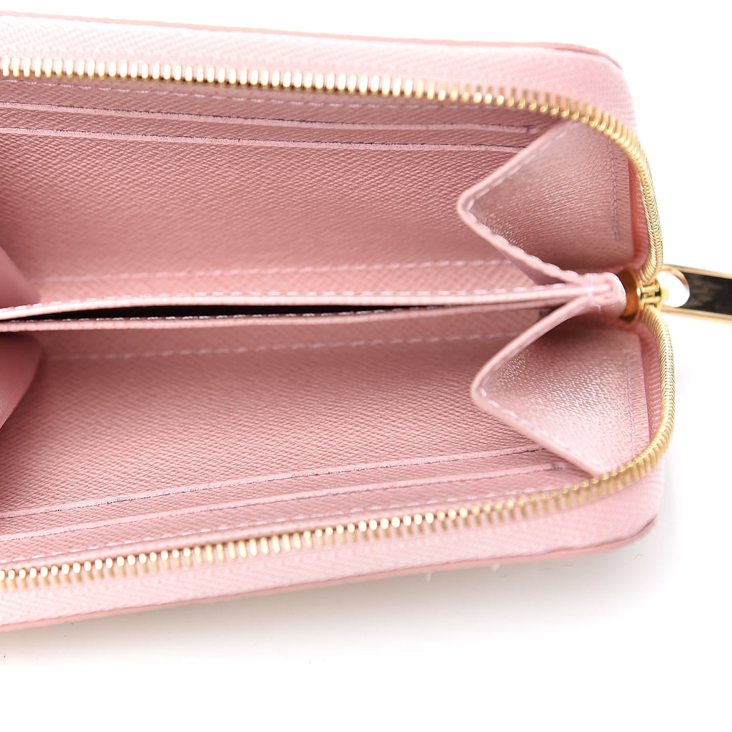 Damier Azur Zippy Coin Purse Rose Ballerine