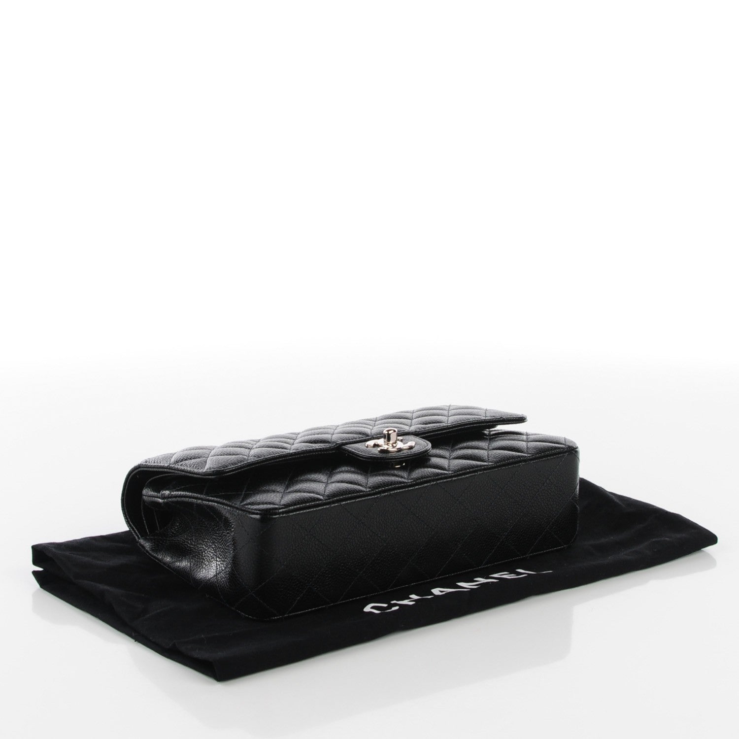 Chanel Caviar Quilted Medium Double Flap Black 4 of 8