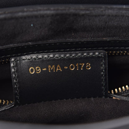 Christian Dior Calfskin Saddle Bag Black 7 of 12