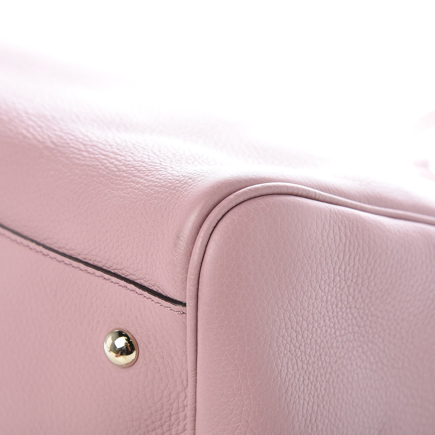 Gucci Calfskin Bamboo Medium Shopper Boston Pink 10 of 12