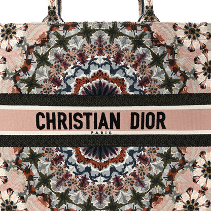 Christian Dior Canvas Embroidered Large KaleiDioroscopic Book Tote Multicolor 7 of 10